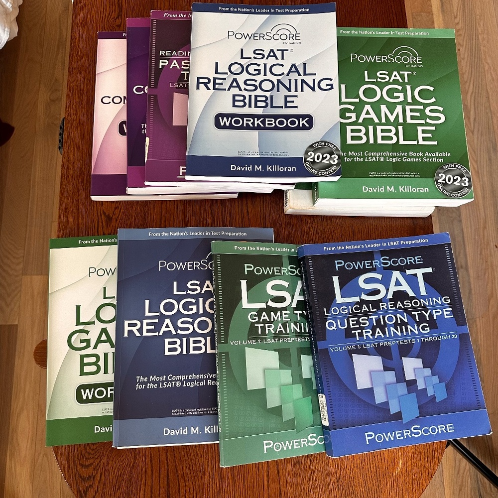POWERSCORE LSAT BUNDLE BIBLE TRILOGY + WORKBOOKS TRILOGY +QUESTION TYPE …